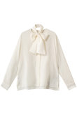 キュプラボウタイブラウス