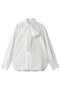 ボウタイハイネックボタンブラウス ティアラ/TIARA ホワイト