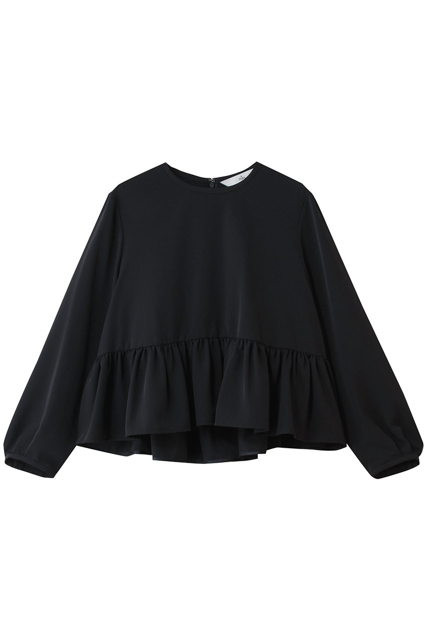 ティアラ/TIARAのペプラムブラウス(ネイビー/A0161FB 225)