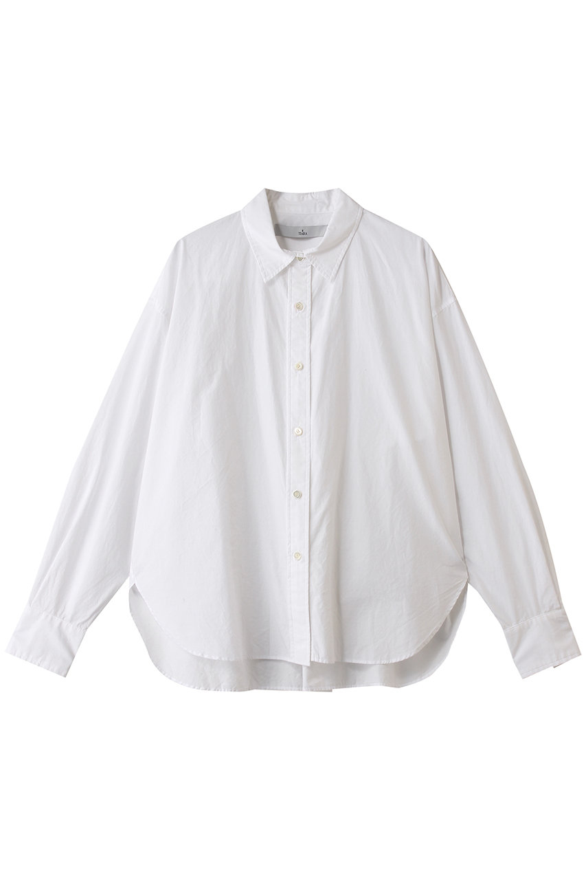 ティアラ/TIARAのパールカフスシャツ(ホワイト/A0161FB 251)