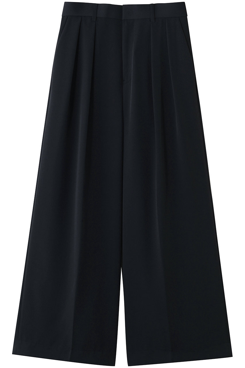 ティアラ/TIARAの2タックワイドパンツ(ネイビー/A0161FP 226)