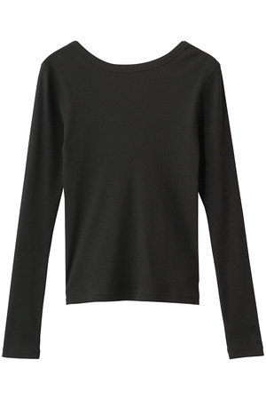 ティアラ/TIARAのバックオープンリブTシャツ(110100/110102)