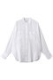 リネンバンドカラーシャツ ティアラ/TIARA ホワイト