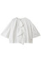 フリルスキッパーブラウス ティアラ/TIARA ホワイト