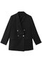 リラックスダブルジャケット ティアラ/TIARA ブラック