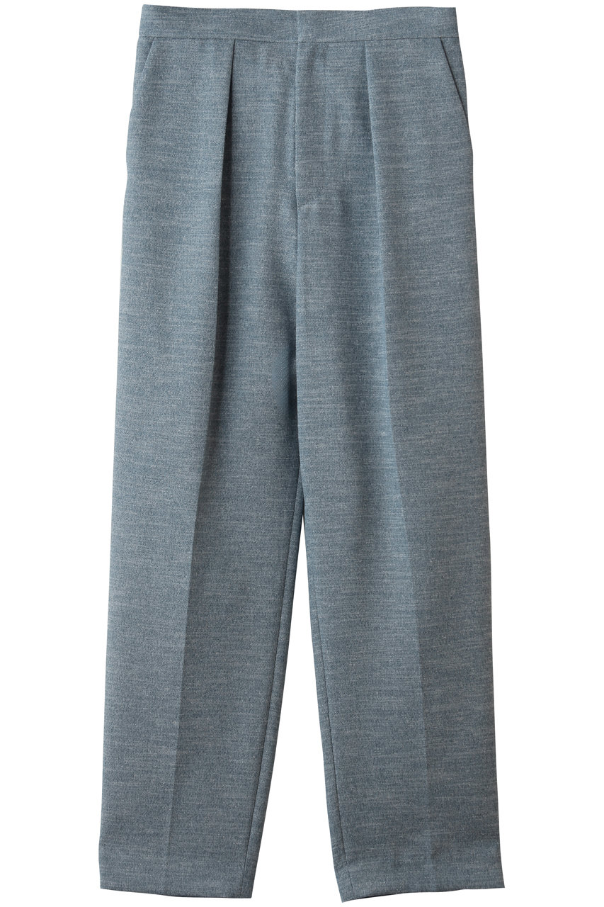 ティアラ/TIARAのタックテーパードパンツ(ブルー/A0161FP 328)