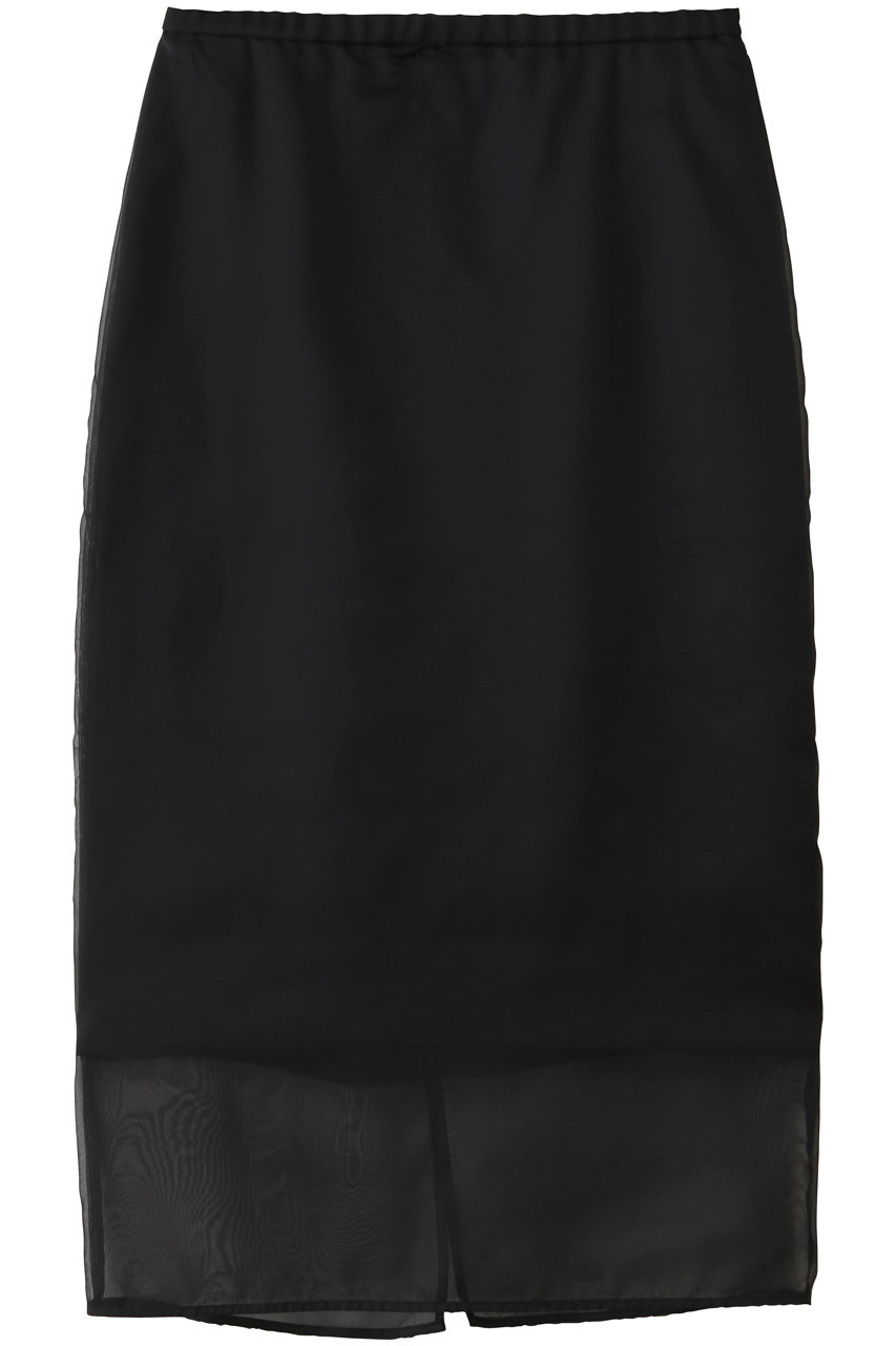 ティアラ/TIARAのオーガンジータイトスカート(ブラック/A0161FS 374)