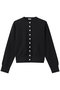 アクセントボタンカーディガン ティアラ/TIARA ブラック