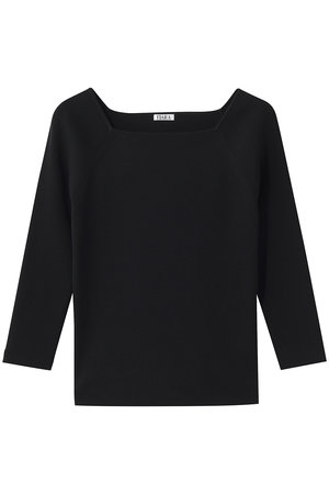 ティアラ/TIARAのスクエアネックリブニット(110300/110301)