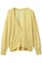 Vネックシアーニット ティアラ/TIARA イエロー