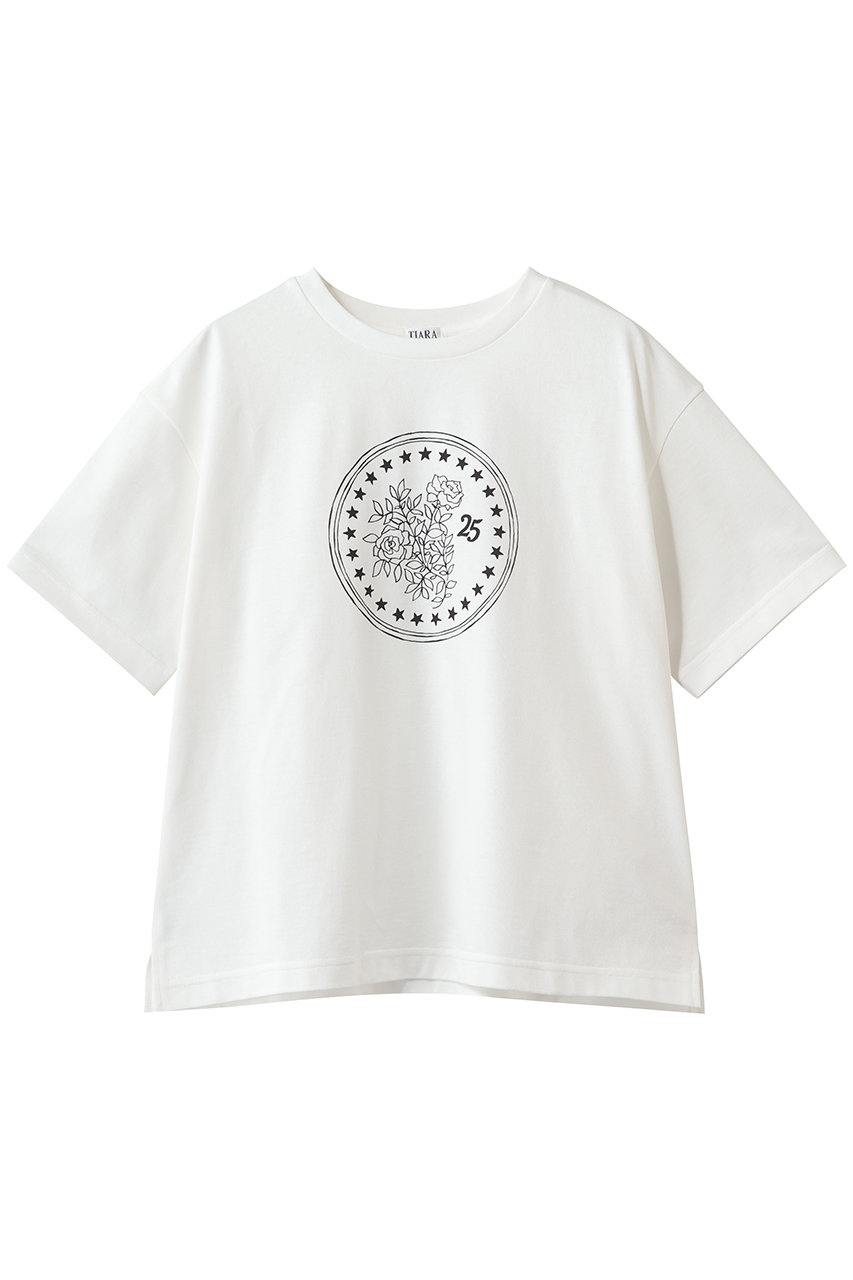 ティアラ/TIARAのSHOGO SEKINE 25周年ロゴTシャツ(ホワイト/A0161UTS356)