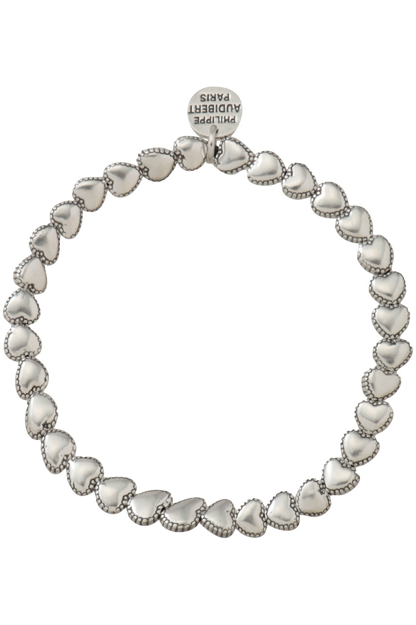ティアラ/TIARAの【PHILIPPE AUDIBERT】ハートブレスレット(BR3861:AR)(シルバー/A0162PAC085)
