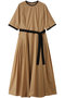 サイドプリーツワンピース ティアラ/TIARA ベージュ