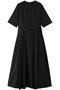 サイドプリーツワンピース ティアラ/TIARA ブラック