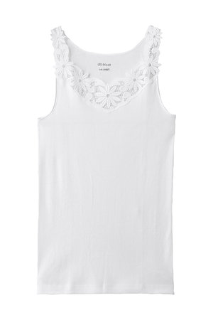 ティアラ/TIARAの【Ott-tricot】レースタンクトップ(110100/110101)