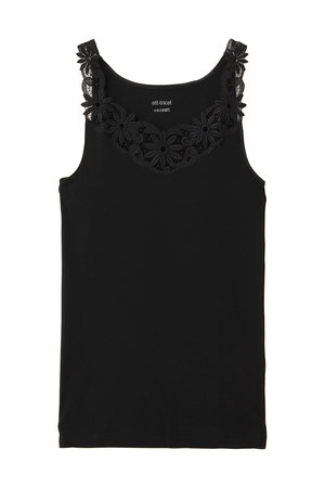 ティアラ/TIARAの【Ott-tricot】レースタンクトップ(110100/110101)