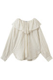 フリルギャザーブラウス