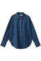 デニムシャツ ティアラ/TIARA インディゴブルー