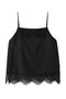レースキャミソール ティアラ/TIARA ブラック