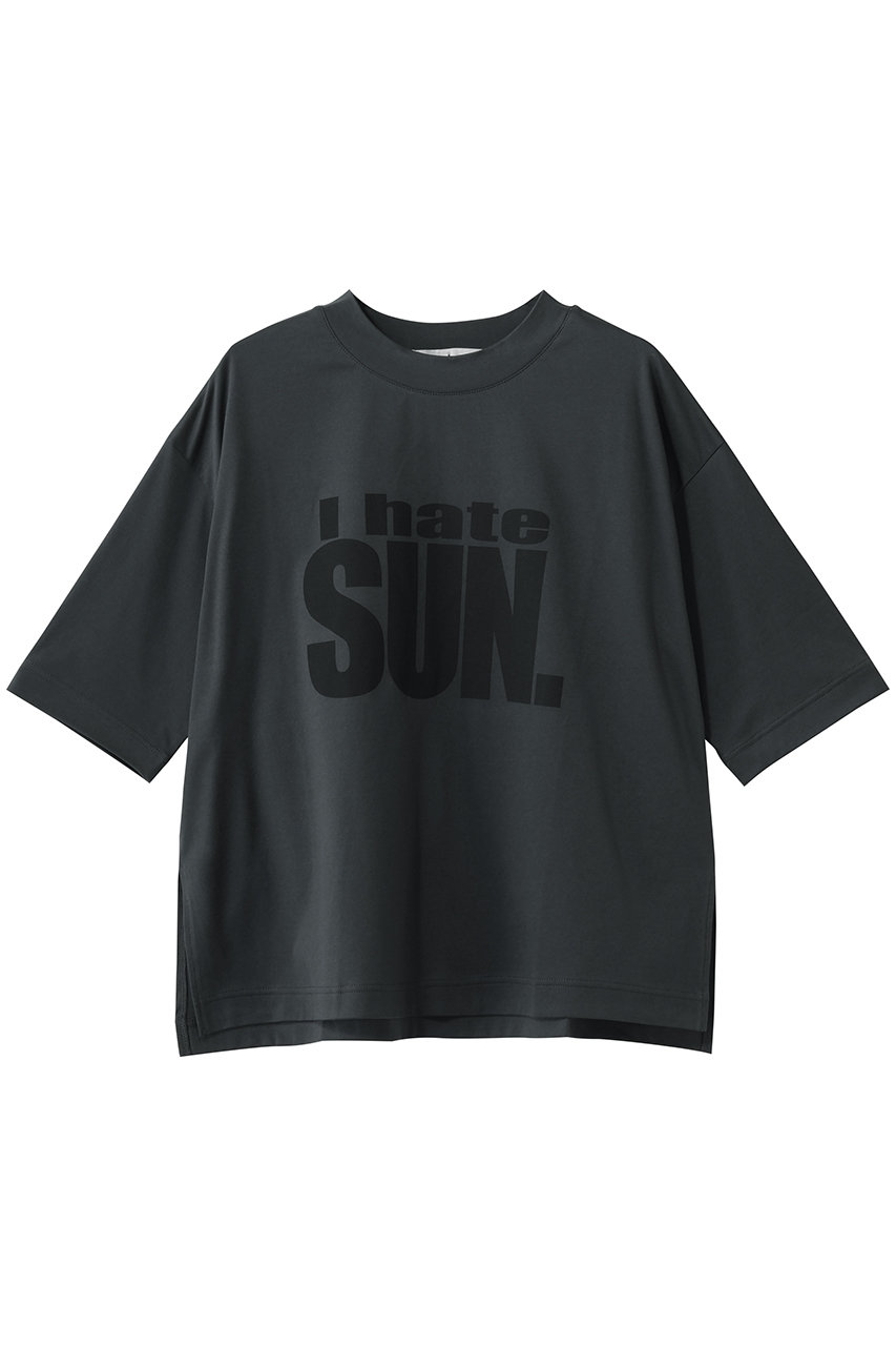 ティアラ/TIARAのプリントTシャツ(チャコール/A0151UTS379)