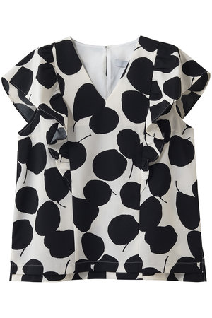 ティアラ/TIARAのリーフドットプリントブラウス(セットアップ可)(110400/110402)