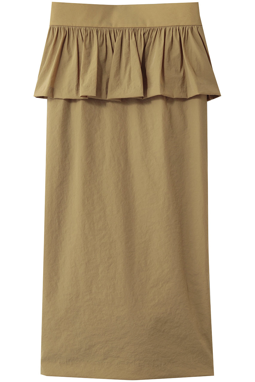 ティアラ/TIARAのペプラムベルトストレッチタイトスカート(キャメル/A0153FS 024)