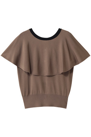 ティアラ/TIARAのケープカラーニット(110300/110301)