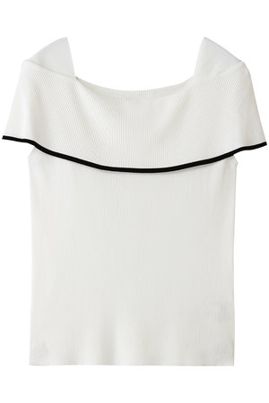 ティアラ/TIARAのオフショルダーリブニット(110300/110301)