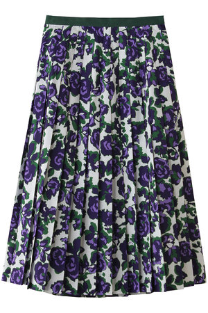 ティアラ/TIARAのオールドローズプリントプリーツスカート(110700/110703)