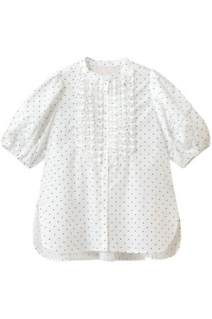 ティアラ/TIARAの《別注カラーあり》【MARILYN MOON】フロントフリルブラウス(110400/110403)