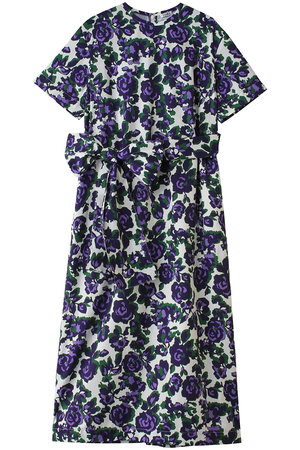 ティアラ/TIARAのオールドローズプリントリボンワンピース(110500/110503)