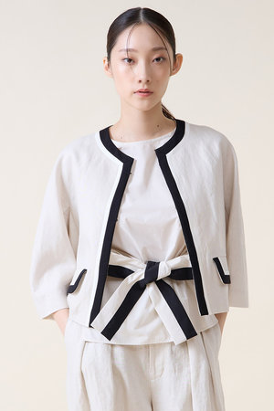 ティアラ/TIARAのカラーブロックジャケット(110800/110801)