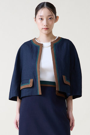 ティアラ/TIARAのカラーブロックジャケット(110800/110801)