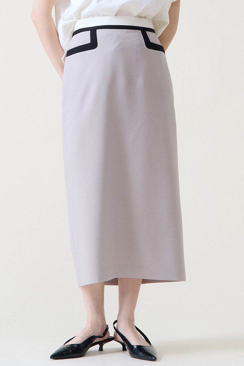 カラーブロックタイトスカート