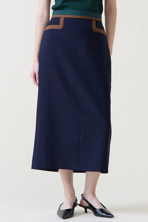 ティアラ/TIARAのカラーブロックタイトスカート(110700/110703)