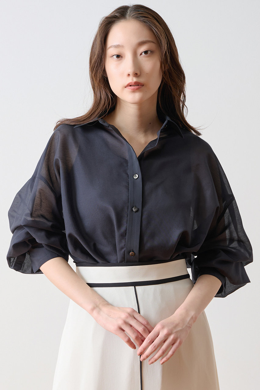 ティアラ/TIARAの【予約販売】ビッグシャツ(ネイビー/A0161FB 574)