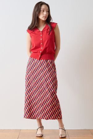 ティアラ/TIARAの【予約販売】トリコロールプリントナロースカート(110700/110703)