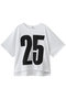 《別注》【HEALTHY DENIM】25THプリントボクシーTシャツ ティアラ/TIARA ホワイト