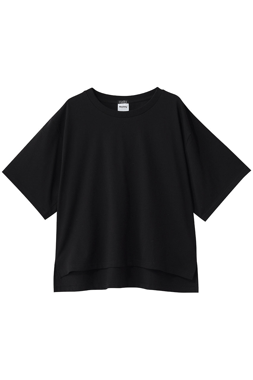 ティアラ/TIARAの《別注》【HEALTHY DENIM】25THプリントボクシーTシャツ(ブラック/A0164UTS236)