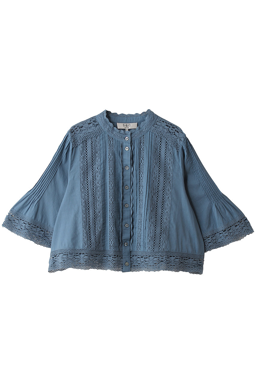 ティアラ/TIARAの【Sea New York】PIPPA SOLID S/SLV トップス(ブルー/A0164FB 034)