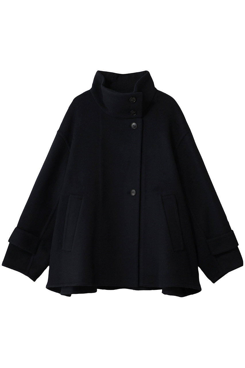 TIARA テントラインコート (ネイビー, F) ティアラ ELLE SHOP