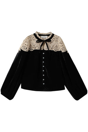 ティアラ/TIARAの【Sea New York】SHILOH EMB L/SLV TOP(110400/110403)