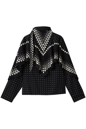 ティアラ/TIARAの【Sea New York】ELLY POLKA PRINT L/SLV TOP(110400/110403)