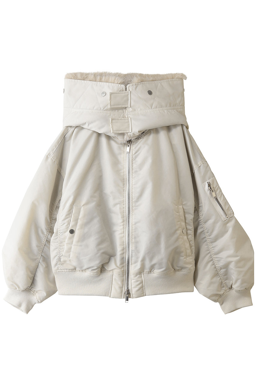 TIARA 【upper hights】THE U-2 HOODIE (アイボリー, F) ティアラ ELLE SHOP