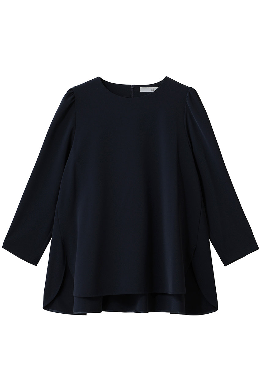 TIARA ブラウス (ネイビー, F) ティアラ ELLE SHOP