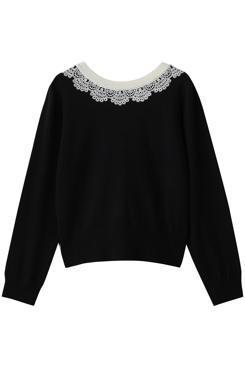 TIARA セーター (ブラック, F) ティアラ ELLE SHOP