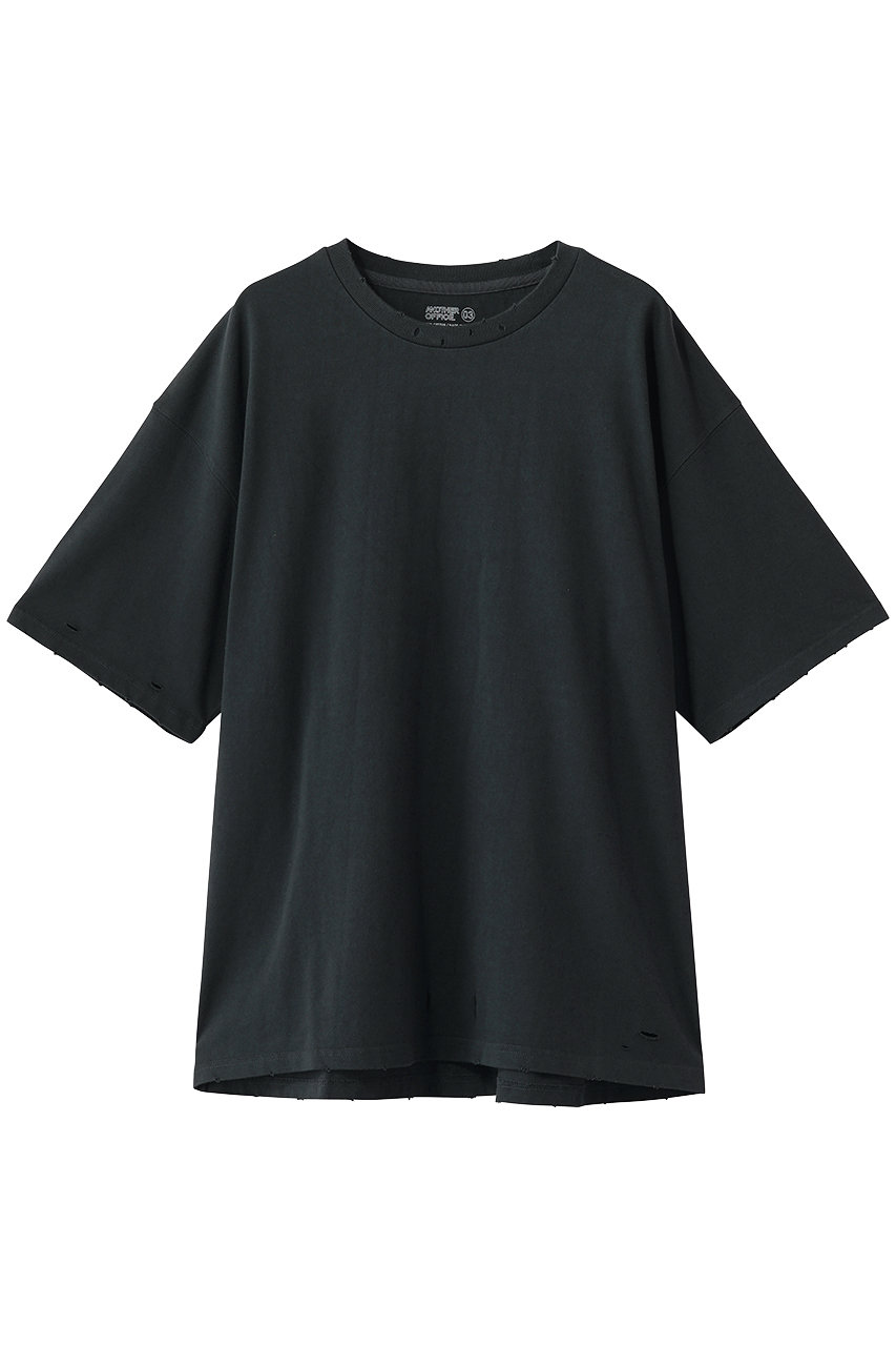 アナザーオフィス/ANOTHER OFFICEの【UNISEX】Bold Damage Tee(CHARCOAL/AOFSTS003)