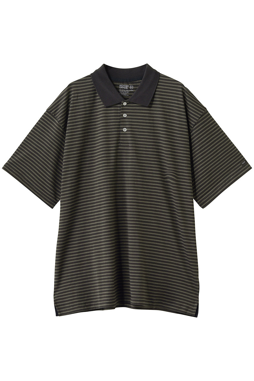 アナザーオフィス/ANOTHER OFFICEの【UNISEX】Brief Stripe Short Sleeve TEE(CHARCOAL/AOFSTS017)
