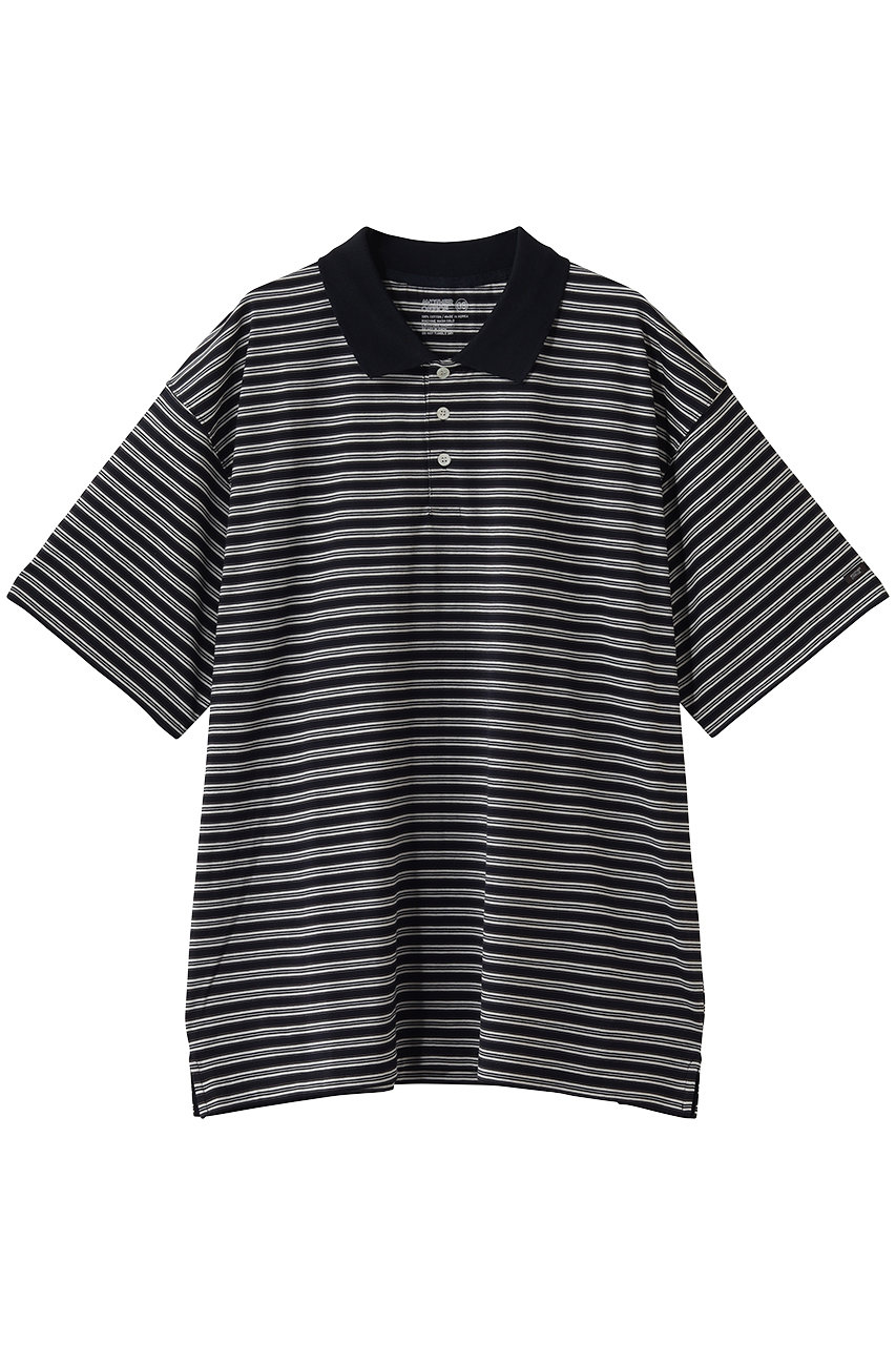 アナザーオフィス/ANOTHER OFFICEの【UNISEX】Brief Stripe Short Sleeve TEE(NAVY/AOFSTS017)