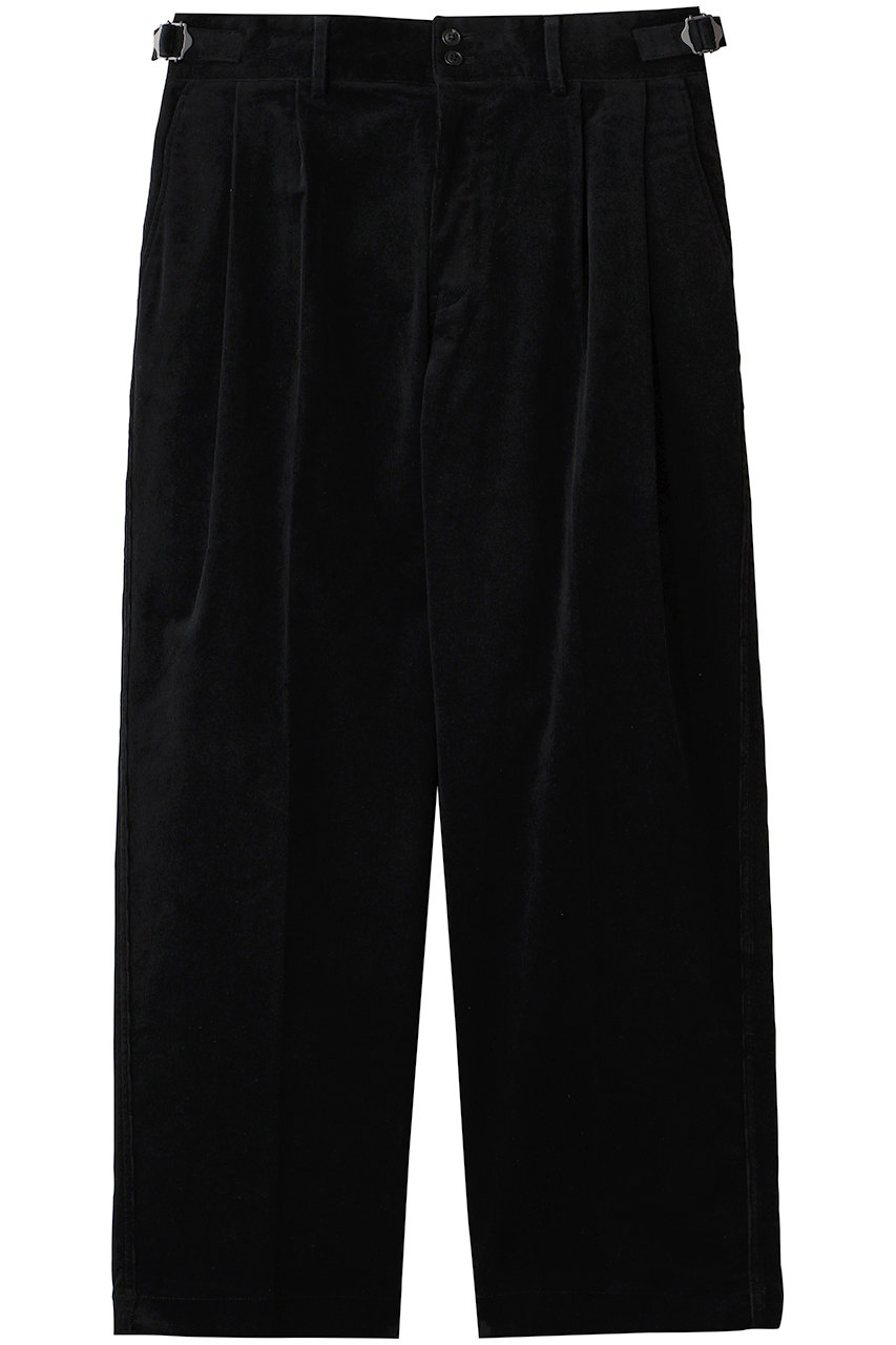 アナザーオフィス/ANOTHER OFFICEのSantiago Officer Corduroy Pants(BLACK/AOFWPT001)